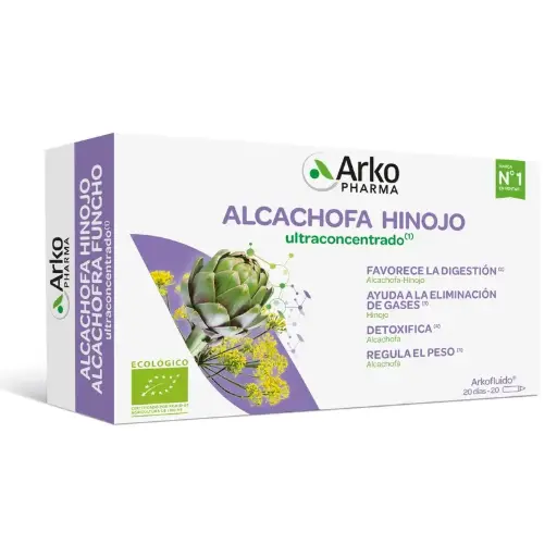 [218073] Arkopharma Alcachofa + Hinojo Ultraconcentrado 20 Ampollas