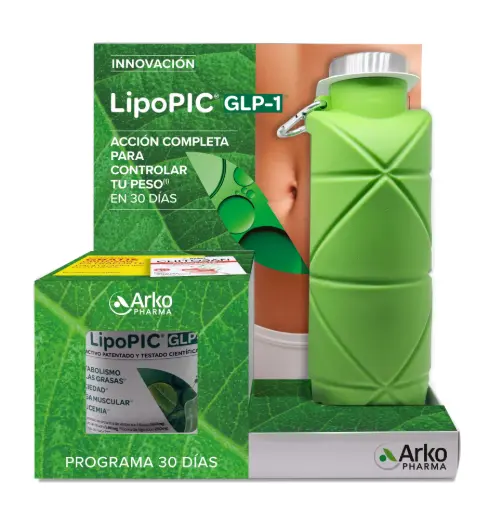 [472138] Arkopharma LipoPic GLP1 30 Días+ Botella 