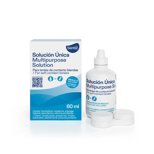 [553121] Senti2 Solución Única Lentes de Contacto +Regalo Portalentes 60ml 