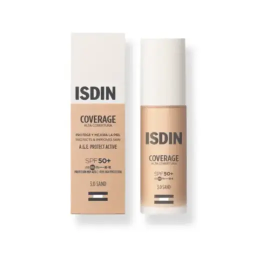 [221892] Isdin Coverage Alta Cobertura SPF50 Tono 3.0 Sand 30g