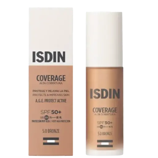 [221894] Isdin Coverage Alta Cobertura SPF50 Tono 5.0 Bronze 30g