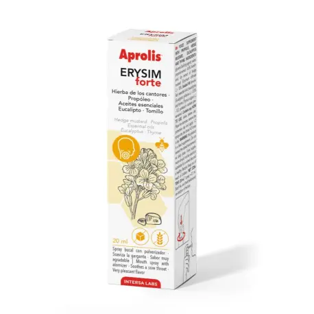 [194306] Intersa Labs Aprolis Erysim Forte Spray Bucal Propóleo + Hierba de los Cantores 20ml 