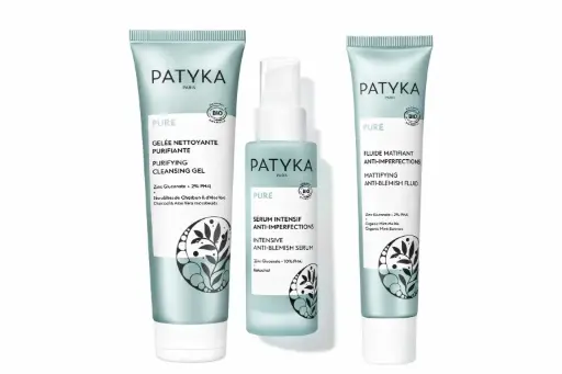 Rutina Piel Grasa / Anti-Imperfecciones – Línea PURE de Patyka 
