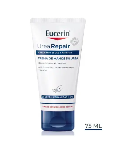 [181100] Eucerin Crema de Manos 5%Urea Manos Secas y Ásperas 75ml 