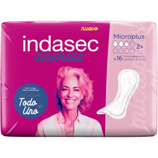 [155735] Indasec Discreet Micro Plus 16Uds