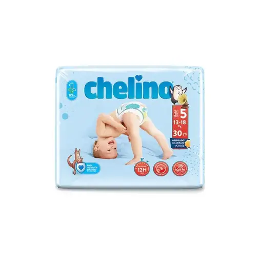 [165776] Chelino Pañal Infantil T5 13-18kg 30 Unidades