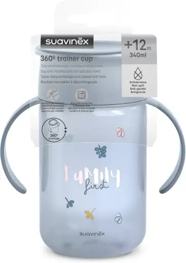 [182260] Suavinex Taza Entrenamiento Antiderrame +12M
