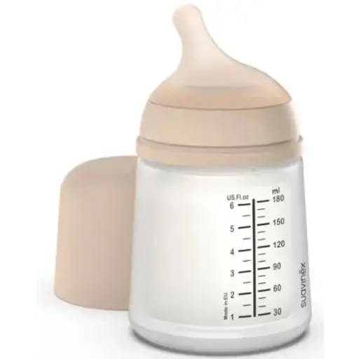 [224079] Suavinex Zero Zero Biberón Anticólico 120ml +0M  Tono Light 