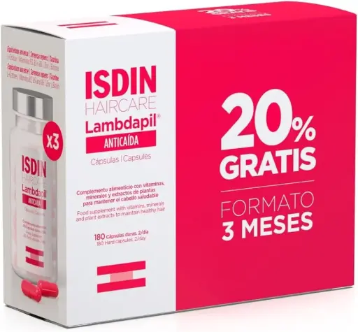 [146808] Isdin Lambdapil Anticaída Pack 180 Cápsulas 
