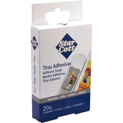 [001398] Star Cott Tiritas Infantiles 20Uds