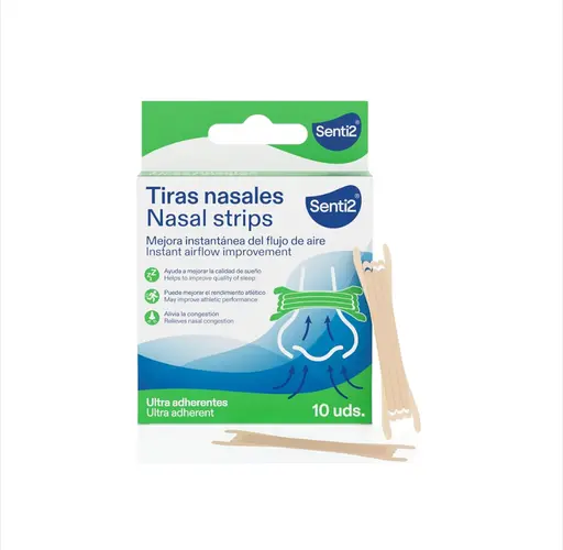 [552322] Senti2 Tiras Nasales Antironquidos 10 Uds