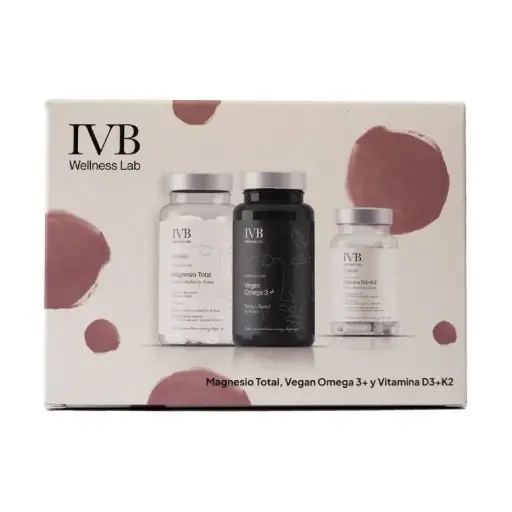 [981311] IVB Pack Esenciales Magnesio+Vegan Omega 3 + Vit.D3 + K2 60+60+60 Cápsulas 
