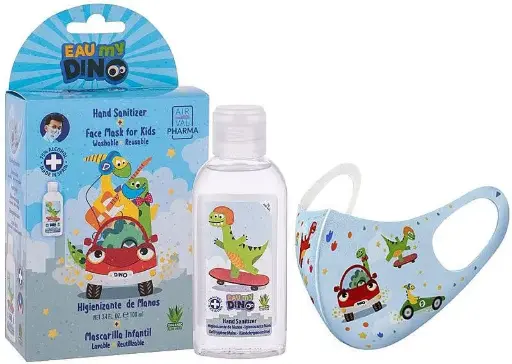 [088761] Air val Pharma Pack Mascarilla Infantil Reutilizable+ Higienizante de Manos 100ml