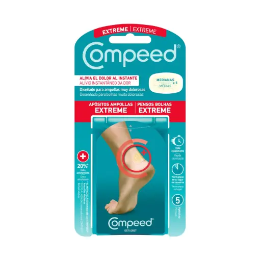 [159305] Compeed Ampollas Extreme Medianas 5 Ud
